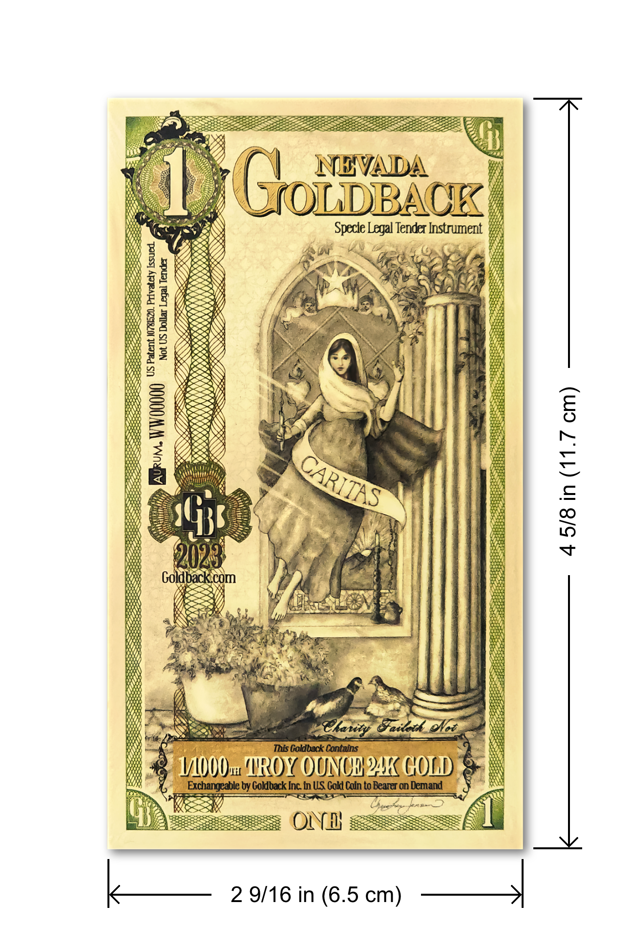 2024 Nevada - 1 GoldBack