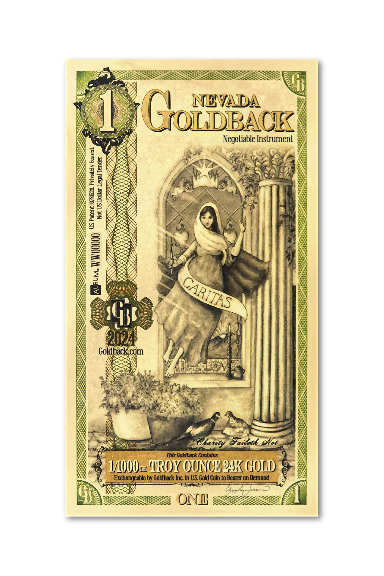 2024 Nevada - 1 GoldBack