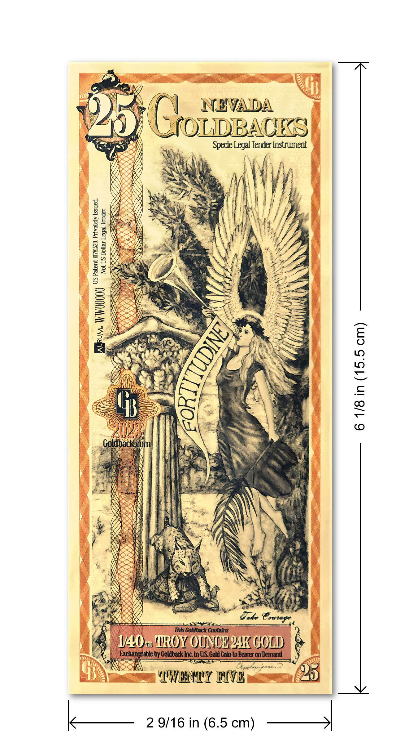 2024 Nevada - 25 GoldBack