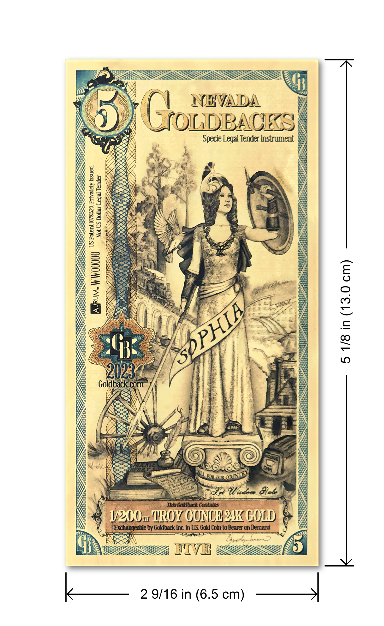 2024 Nevada - 5 GoldBack