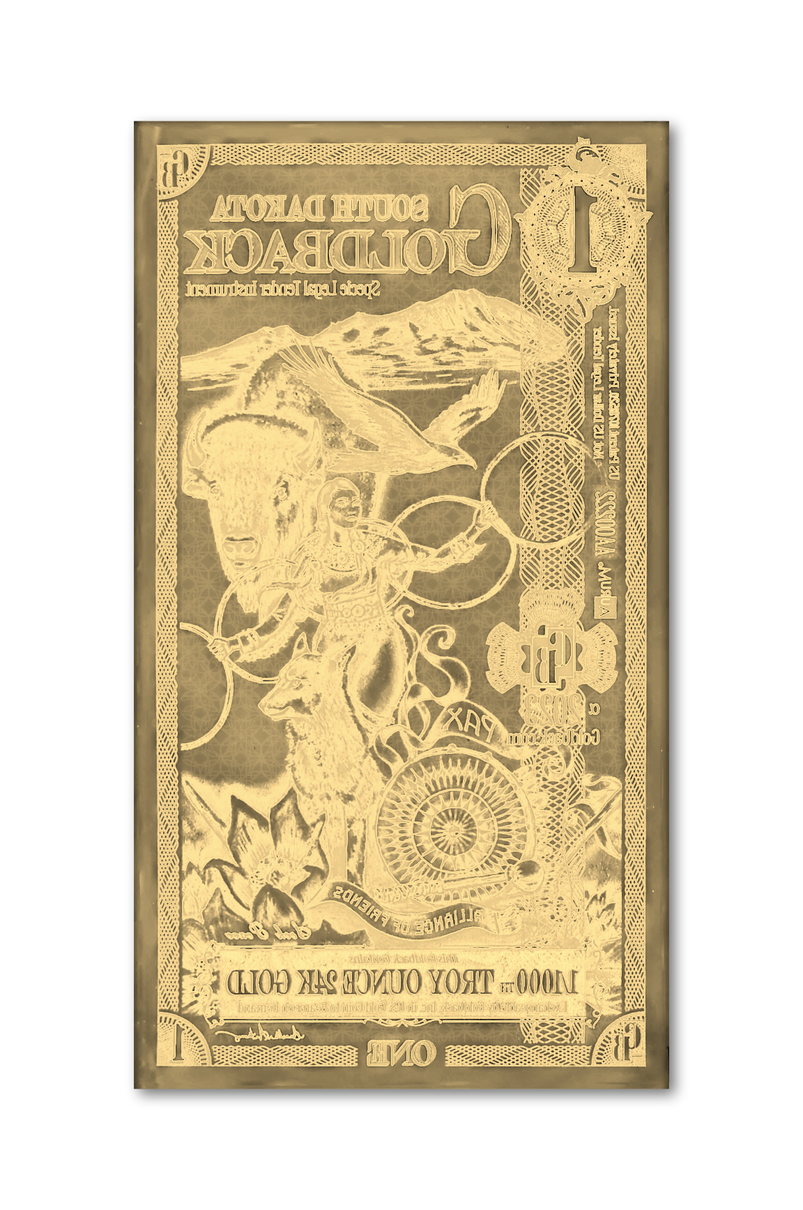 2023 South Dakota - 1 GoldBack