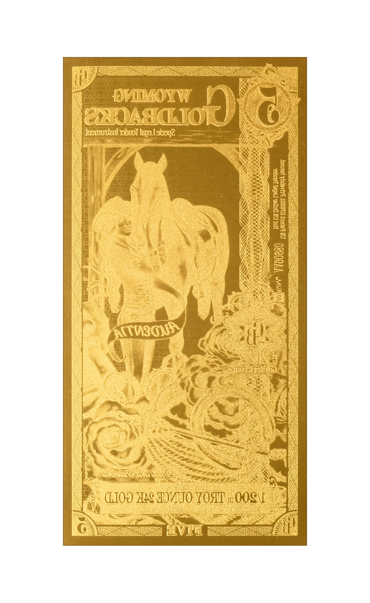 2024 Wyoming - 5 GoldBack